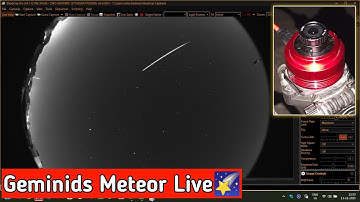 Geminid Meteor Shower 13-14 December 2025 Live ☄️