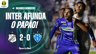 O LEÃO RUGIU E O PAPÃO AFUNDOU! | Inter de Limeira 2x0 Paysandu | Melhores Momentos