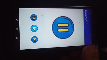 music player || mini project || by using Android studio software
