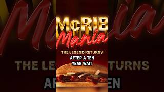 THE MCRIB IS BACK IN CANADA!