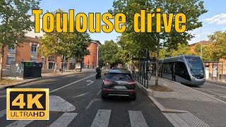Toulouse drive 4k - Driving- French region