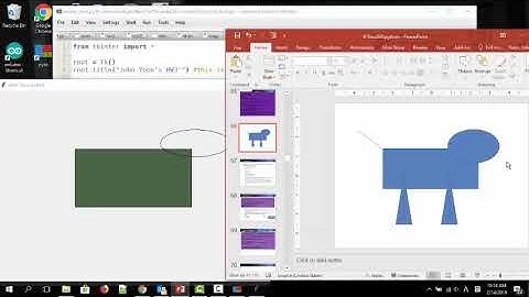 Python tkinter Canvas (Part 1)