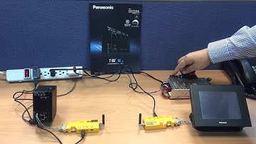 AvantCom Wireless RS232 Transportation Application for Panasonic PLC