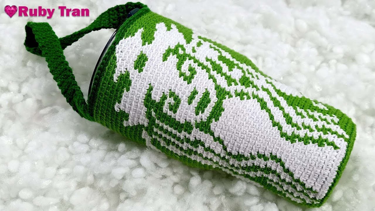 Hướng Dẫn Móc Túi Đựng Ly Giữ Nhiệt | Crochet Bag Handmade
