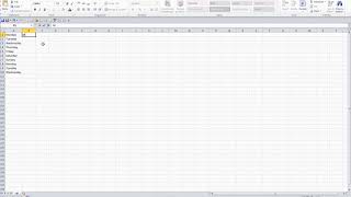 Microsoft Excel 2010 Level One Video 16 Fill Series