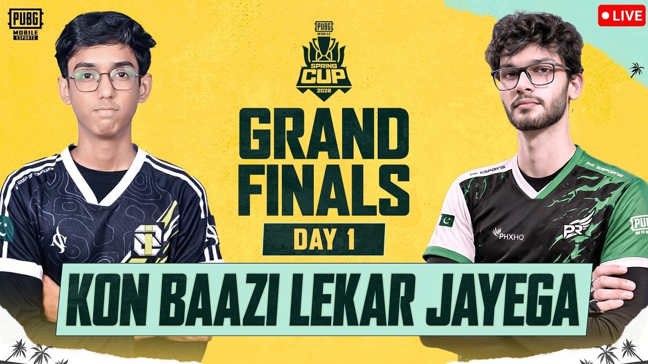 2026 PUBG MOBILE Spring Cup | Grand Finals Day-1 | Behtareen Kon Baazi Lekar Jayega🔥🏆