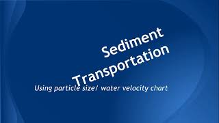 Famous Using the Particle Size to Water Velocity chart in reference table Net Worth
