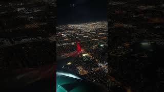 Sky View of the City of Phoenix Arizona at Night