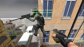 Counter-Strike Zombie Escape Mod, CS Source, Map: ze_rooftop_escape