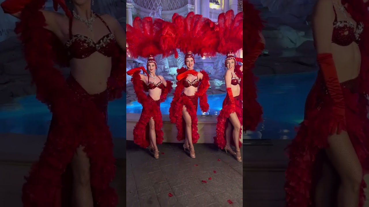 Las Vegas Showgirls for a model shoot