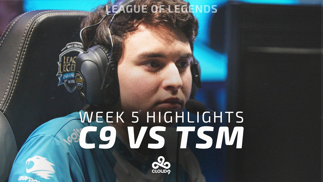 Cloud9 LoL - LCS Week 5 | Cloud9 vs TSM Highlights (2017)