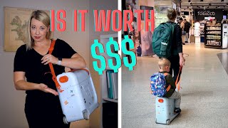 The BEST suitcase + airplane bed for KIDS!