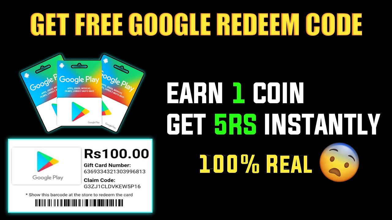 (100rs Daily) Get Free Google Play Redeem Code Without Paytm Malayalam ...