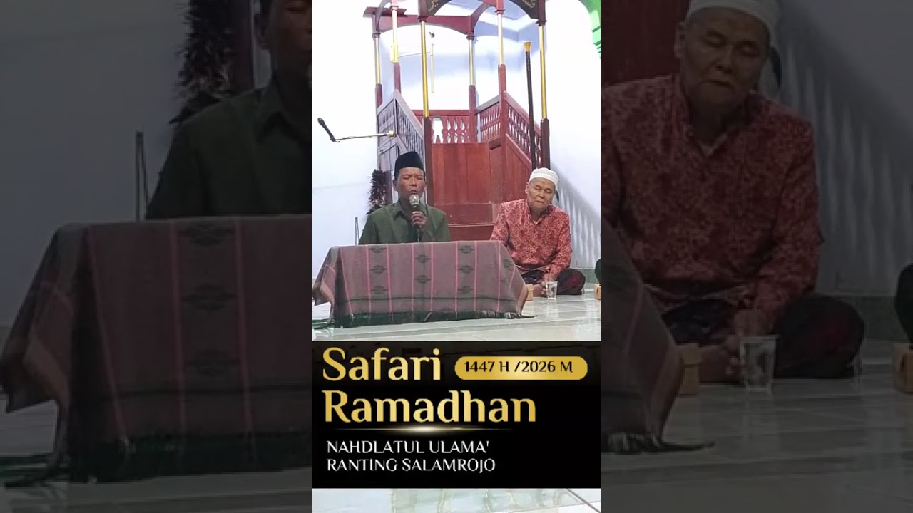SAFARI RAMADHAN 1447 H. PRNU SALAMROJO Oleh Ustadz Mudakirin