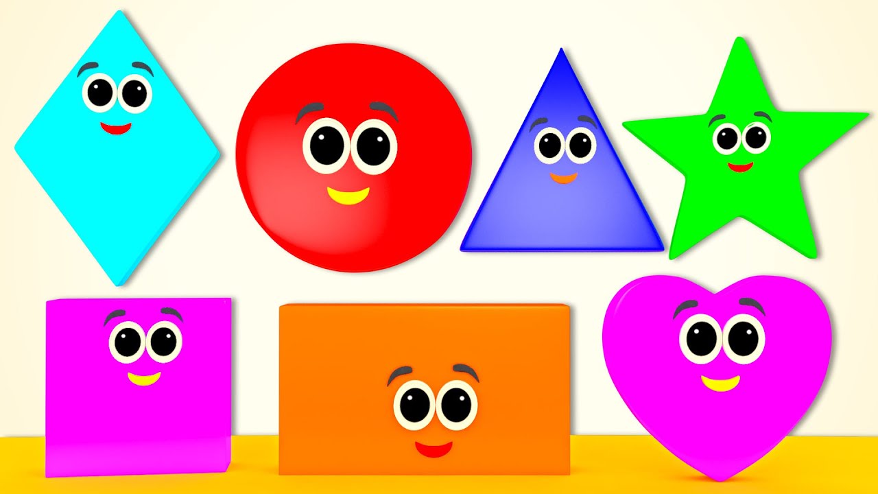 Shapes Song | Learn Shapes | Nursery Rhymes From Pre School - YouTube