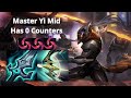 MASTER YI MID HAS 0 COUNTERS MASTER YI MID HAS 0 COUNTERS