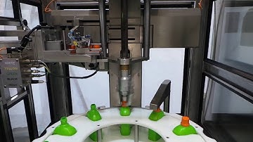 Automatic rotary capping machine MIRAY 1 PP - Insecticide - Screw-on cap