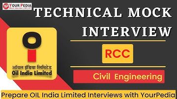 RCC Mock Interview for oil India Ltd. | Interview Questions | Interview Guidance | YourPedia