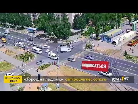 ДТП (авария г. Волжский) пр. Ленина - ул. Академика Королёва 01-07-2022 10-57