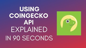 How To Use CoinGecko API (2025)