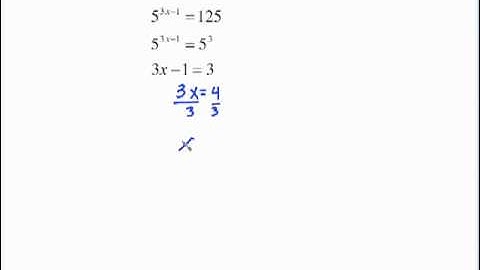 MAC 1105 SOLVE EXPONENTIAL EQNS PART 1.mp4