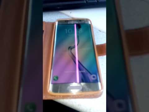 Samsung s6 edge pink line problem Samsung s6 edge pink line problem