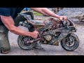 Ducati 1198 minibike  restoration abandoned rusty minibike