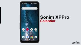 Sonim Xppro - Calendar