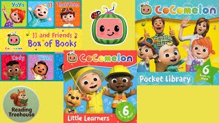 CoComelon Little Library Collection | Little Learners, JJ and Friends Box of Books, Pocket Library 