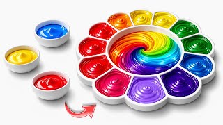 13 Stunning Colors Using Just 3 Primary Colors 🎨 So Satisfying!