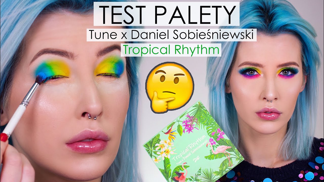HIT CZY KIT? 🤔- TEST PALETY TUNE x DANIEL SOBIEŚNIEWSKI TROPICAL RHYTHM 🧐