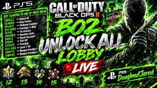 BO2 FREE PRESTIGE / UNLOCK ALL LOBBIES! PS4/PS5 🔴 LIVE!!