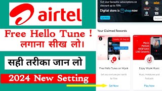 How to set caller Tune in Airtel, How to set hello tune in airtel sim #viralvideo screenshot 5