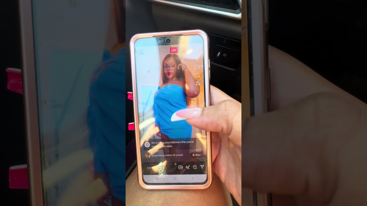 how to join an instagram live with a pre recorded video