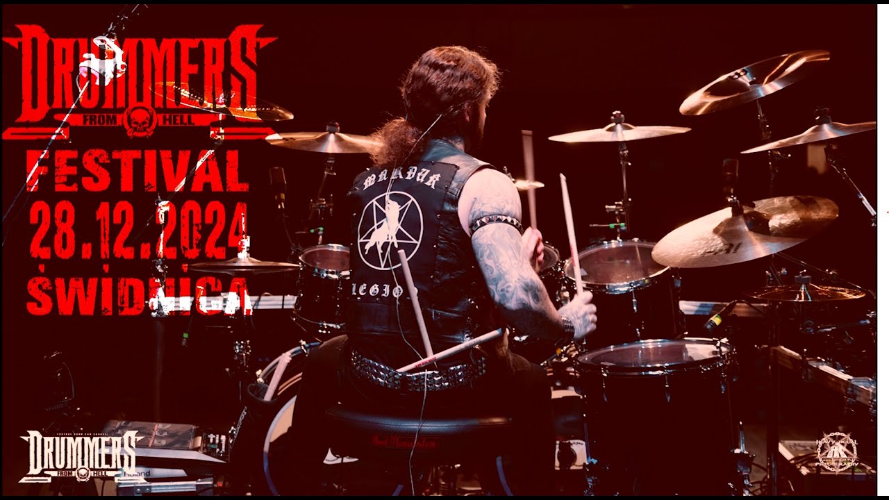 DRUMMERS FROM HELL Fest 2024-Funk drum solo. Simon BLOODHAMMER Schilling Live in Poland (Drum Cam)