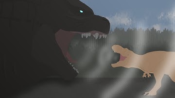 [Sticknodes] Godzilla VS Rexy roar competition