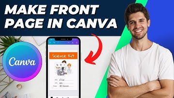 How To Make Front Page in Canva App | Tutorial