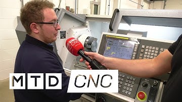 Flat bed lathe with Driven tools installed at JWA Tooling