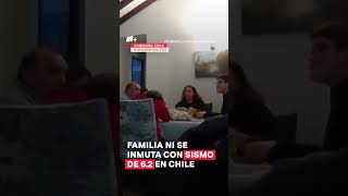 Chile: La familia ni se inmuta con el temblor #nmas #shorts #chile
