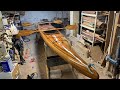Building a guillemot double strip kayak