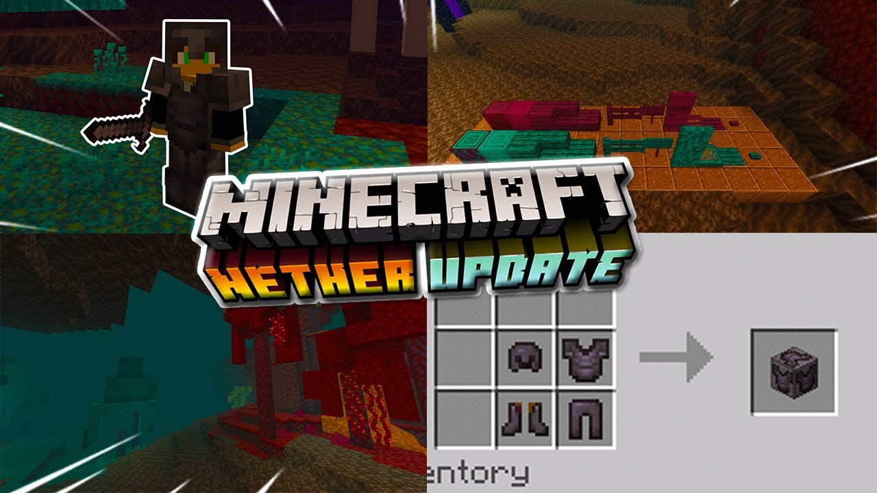 SAIU FINALMENTE! NETHER UPDATE MCPE ADDONS PARA MINECRAFT PE! (Mcpe ...