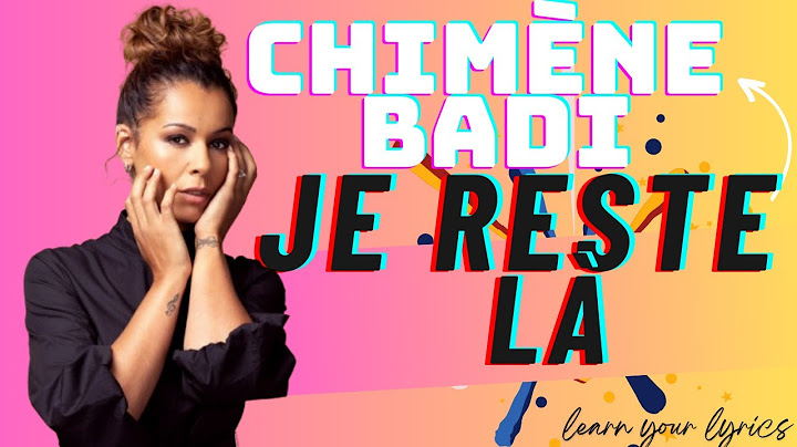Chimène Badi - Je reste là (Lyrics officiel)