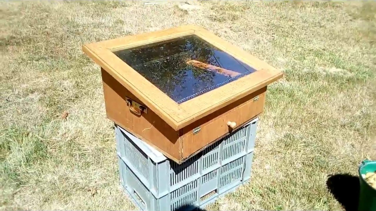 Cérificateur solaire solar wax melter YouTube