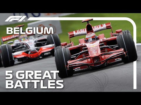 Five Brilliant Battles at the Belgian Grand Prix