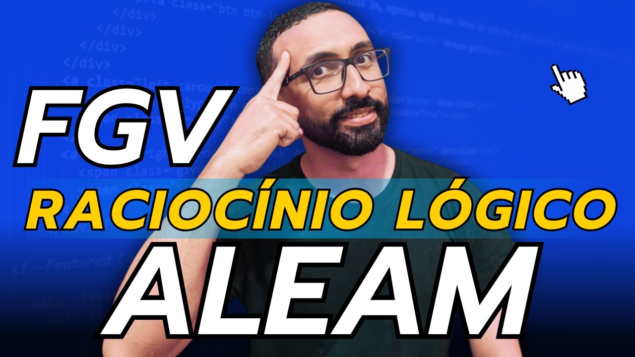 🔴ALEAM - Raciocínio Lógico e Matemática - Concurso ALEAM