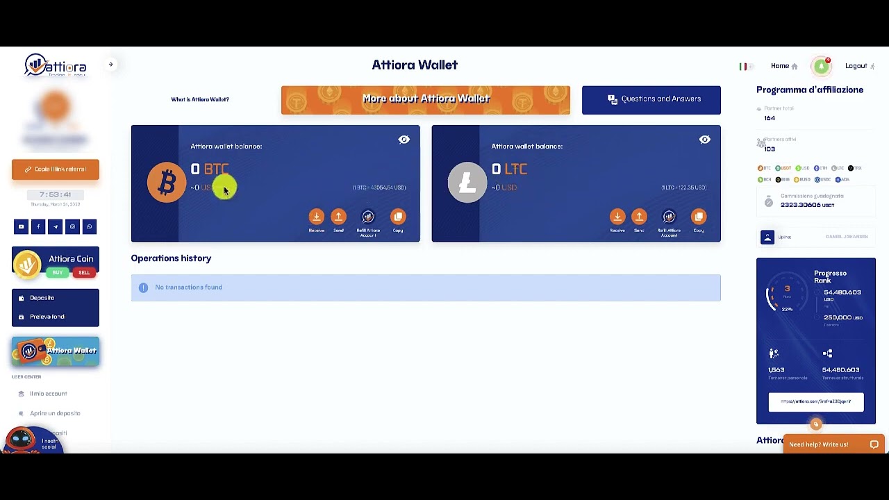 ATTIORA  COME ACQUISTARE IL ATTIORA COIN TOKEN ATRC