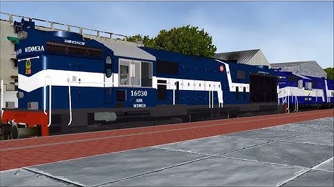 Ajmer Hyderabad Express Rake Being Shunted At Ajmer | Open Rails | అజ్మీర్ - హైదరాబాద్ ఎక్స్‌ప్రెస్