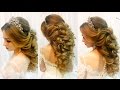 Свадебная прическа на длинные волосы🌹 Греческая коса 🌹 Wedding hairstyle for long hair🌹