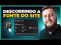 Como Descobrir a FONTE de Qualquer SITE?