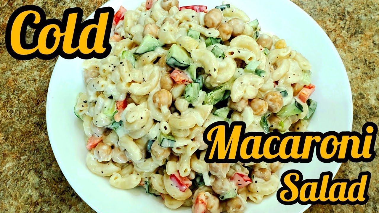 Cold Vegetarian Macaroni Salad: EGGLESS - The JFK | The Joint Family Vlogs